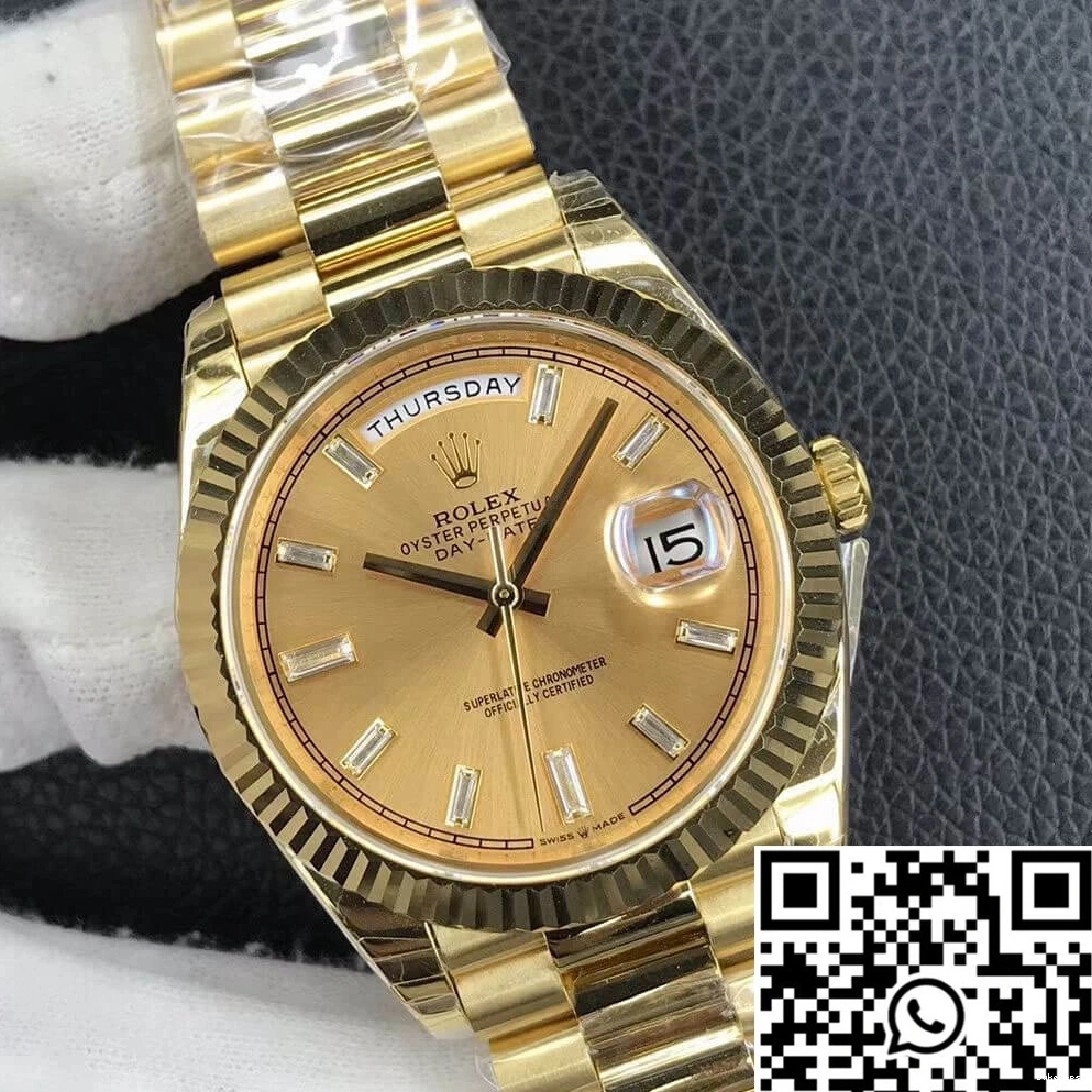 Gold Yellow M228238-0005 Rolex Date EW Day Factory 0513